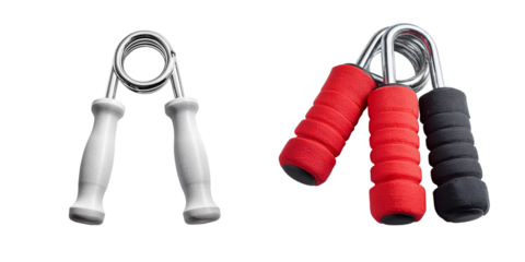 Hand Grippers for Strength Training and Fitness, isolated on transparent background
