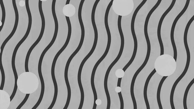 wave and dots seamless