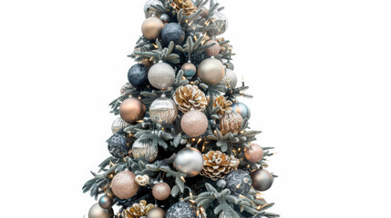 Obraz premium decorated christmas tree