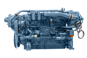 diesel engine for ship transparent