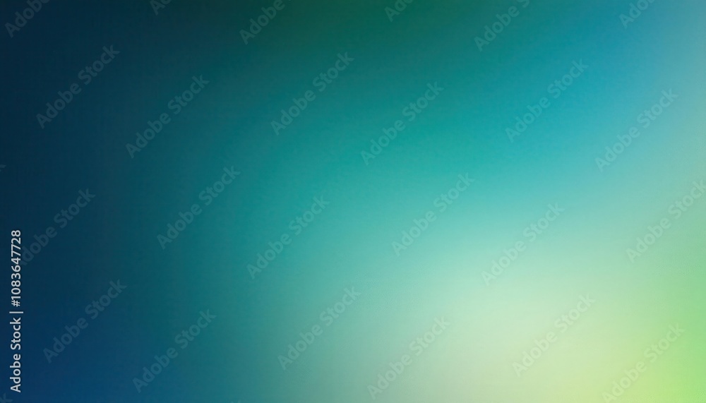 Wall mural gradient horizon texture. smooth blue to green abstract background for web design, presentations, br