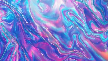Fototapeta premium Abstract Iridescent Fluid Texture Background. Perfect for Web Design, App Interfaces, Social Media Graphics, Luxury Branding, or Creative Presentations with Pastel Hues and Dreamy Gradient Swirls