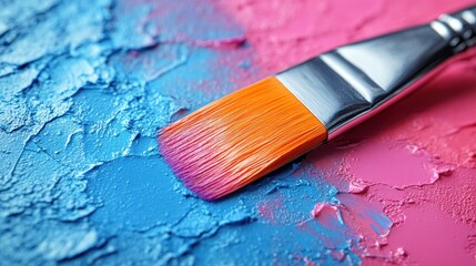 Fototapeta premium Exterior painting with color-changing paint that reacts to temperature changes