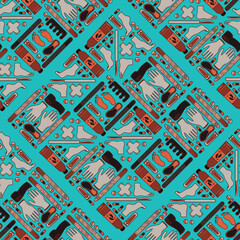 Sole Searching Endless Feet Repeat Pattern Design