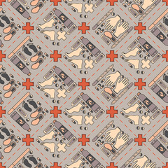 Sole Searching Endless Feet Repeat Pattern Design