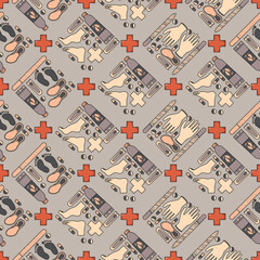 Sole Searching Endless Feet Repeat Pattern Design