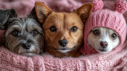 Pet-friendly Valentine celebration, including pets in the festivities, matching outfits, and treats