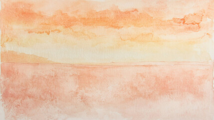 Fototapeta premium Plain watercolor background of large washes in neutral colors for graphic design or wallpaper.