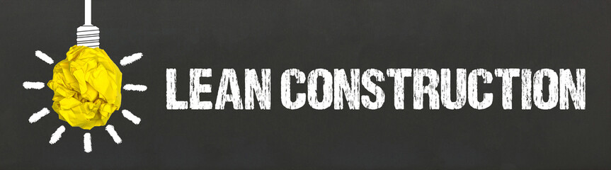 Fototapeta premium Lean Construction 