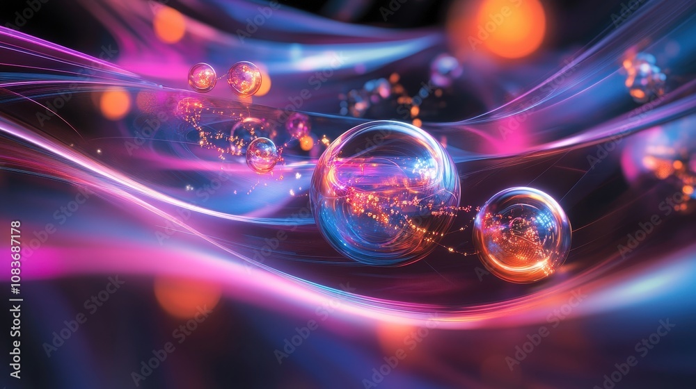 Poster a visualization of quantum annealing, illustrating how this process finds optimal solutions in compl