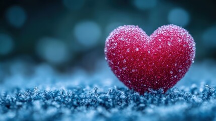 Obraz premium Valentine background optimized for social media stories, vibrant yet clean design
