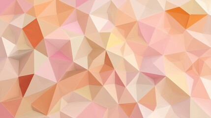 Obraz premium Abstract Low Poly Pastel Triangle Background Texture