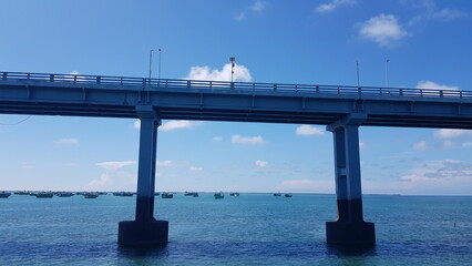 Fototapeta premium bridge over sea
