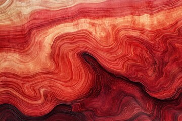 Fototapeta premium Abstract Red and Brown Wood Grain Pattern