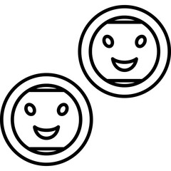 Fototapeta premium Happy Icon