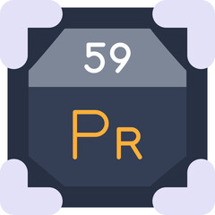 59 Praseodymium Icon