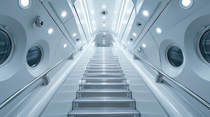 Obraz premium Futuristic Staircase