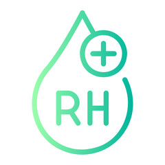 Fototapeta premium blood rh positive