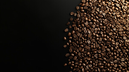 black beansA vibrant and dynamic image of floating coffee beans, perfect for coffee-related marketing materials.