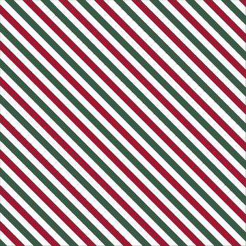 New Year Christmas red and green seamless line pattern