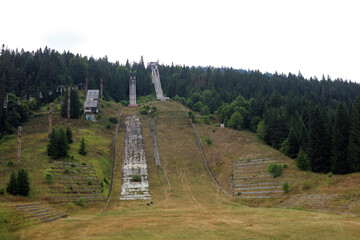 Igman Olympic Jumps - on the mountain of Igman in Ilidza in Sarajevo, Bosnia and Herzegovina