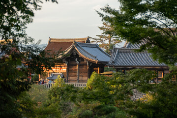 Kiyomizu-dera is a Buddhist temple located in eastern Kyoto, Japan. The temple is part of the Historic Monuments of Ancient Kyoto UNESCO World Heritage Site. 