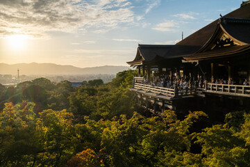 Kiyomizu-dera is a Buddhist temple located in eastern Kyoto, Japan. The temple is part of the Historic Monuments of Ancient Kyoto UNESCO World Heritage Site. 