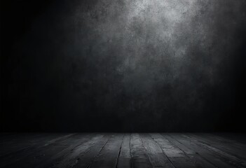 Fototapeta premium Textured black grunge background