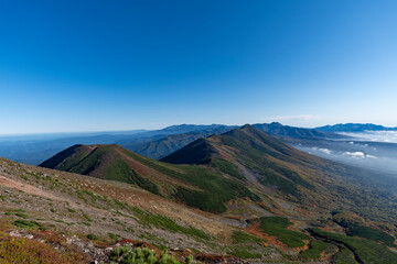 Obraz premium 初秋の美瑛岳