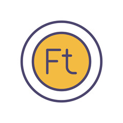 Obraz premium Currency icons set vector illustration