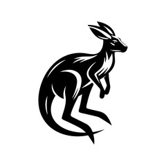 "Highly Detailed Kangaroo Vector Artwork: A Captivating Blend of Precision and Elegance Showcasing Australia's Iconic Wildlife in Motion" © Billy