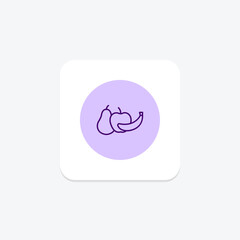 Obraz premium Fresh Fruit pentaglow , vector, pixel perfect, illustrator file