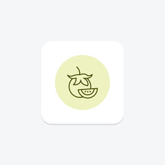 Obraz premium Tomato pentaglow , vector, pixel perfect, illustrator file