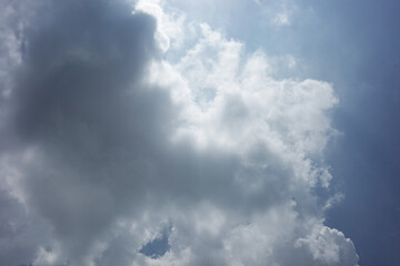 cloudy light sky background with clouds photo moment beautiful