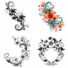 Decorative frame photo frame ornate vintage intricate design border art frame decorative edg