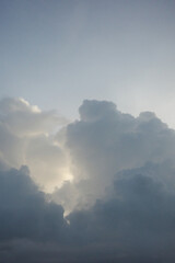 cloudy soft light sky background with clouds photo moment beautiful