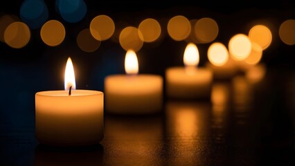 Symbol of Hope: Candlelight Illuminating the Fight Against Human Trafficking