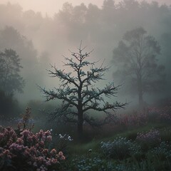 fog in the forest