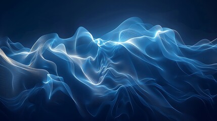 Obraz premium Mist texture. Color smoke. Paint water mix smoke blue abstract background.