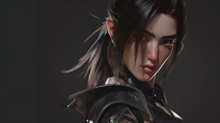 Naklejka premium The Magic of Character Rendering Template: Unleashing Creativity