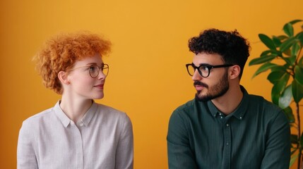 Two colleagues engaged in a supportive discussion with one offering constructive feedback and the other listening and reflecting on the input provided