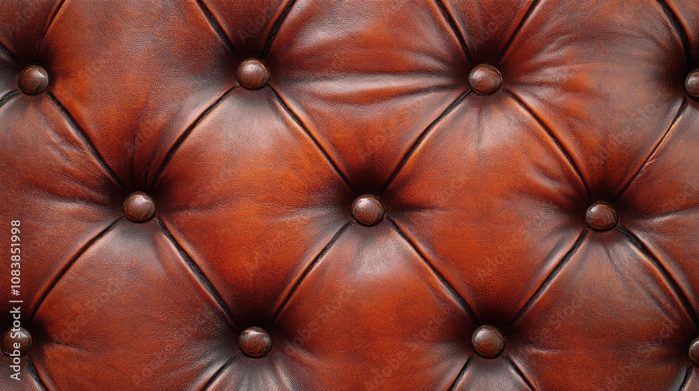 Poster a close up of a brown leather surface with a pattern of small holes