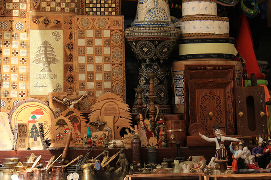 Lebanese Souvenirs in Byblos Souk