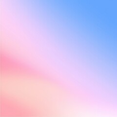 Obraz premium A soft gradient blending pink and blue hues creates a serene and calming background.