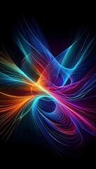Obraz premium Neon Nexus A Symphony of Light