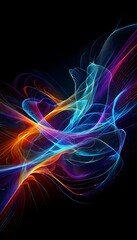 Obraz premium Neon Nexus A Symphony of Light