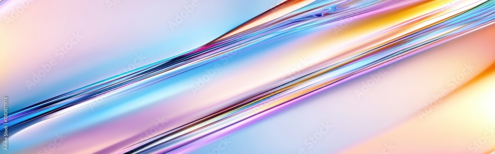 Poster Dynamic Abstract Digital Background With Lines and Vibrant Colors for Modern Technological Projects