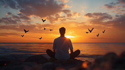 A therapist practicing emotional intelligence by guiding an individual through emotional release exercises, helping them achieve clarity and peace of mind.