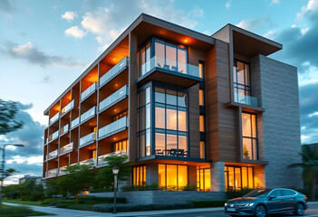 Fototapeta premium building in the city