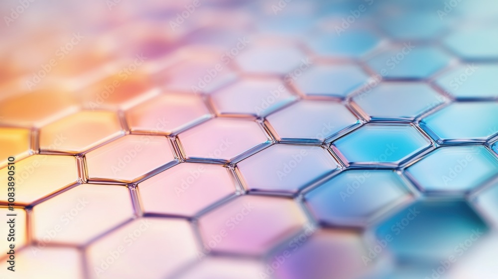 Poster macro shot of vibrant salt crystal lattice under polarized light showcasing geometric patterns